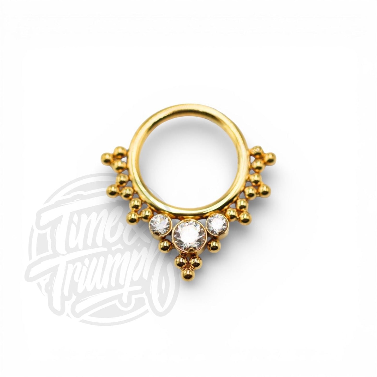 Titanium Gold Beads Clicker - Time & Triumph
