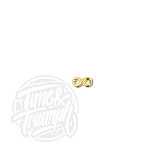 18K Gold Infinty Threadless Attachment - Time & Triumph