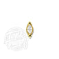 18K Gold Vintage Marquise Threaded Attachment - Time & Triumph