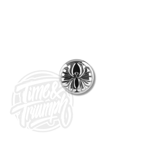 Cobalt Chrome Ornate Bloom Threadless Attachment - Time & Triumph