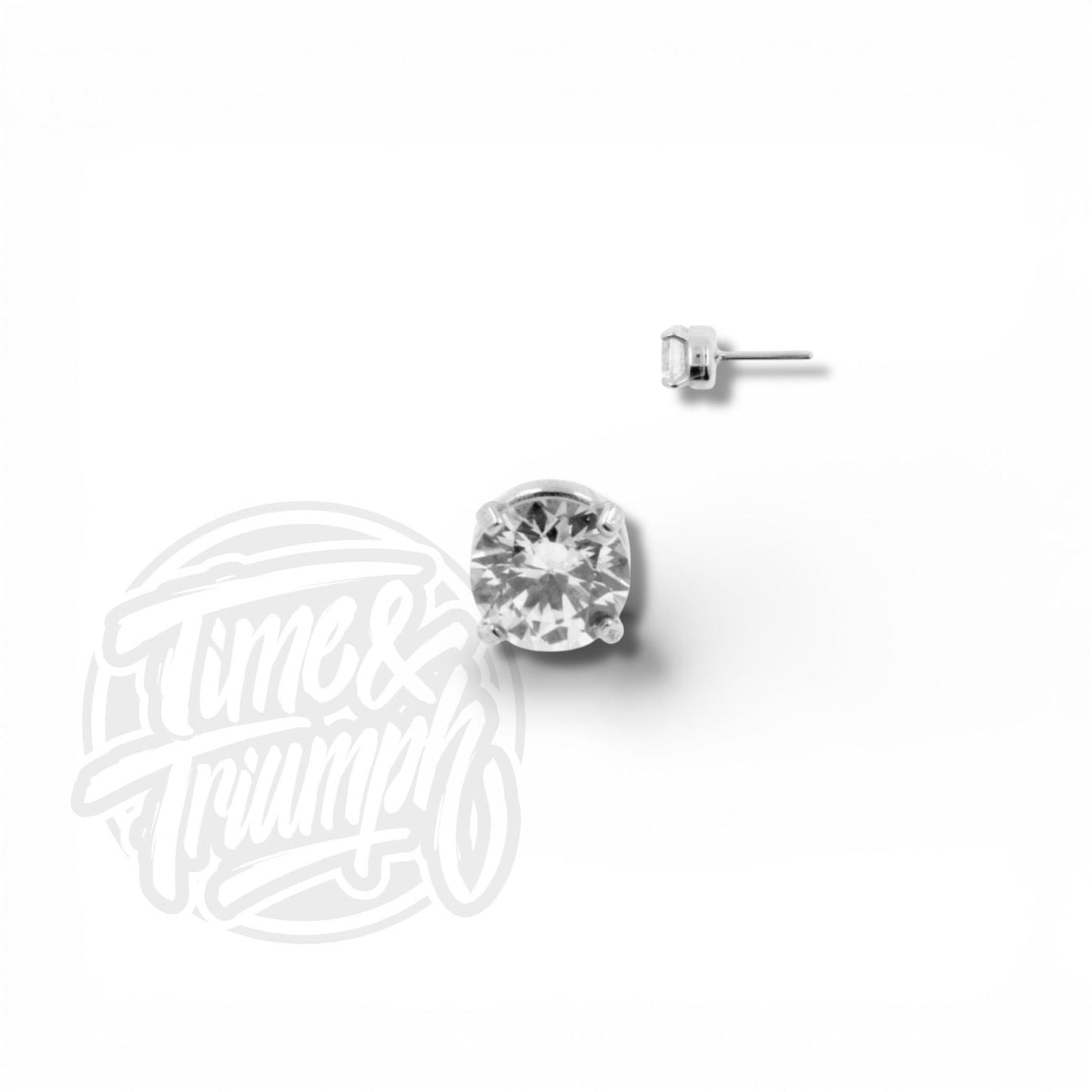 Cobalt Chrome Premium Zirconia Stone Threadless Attachment - Time & Triumph