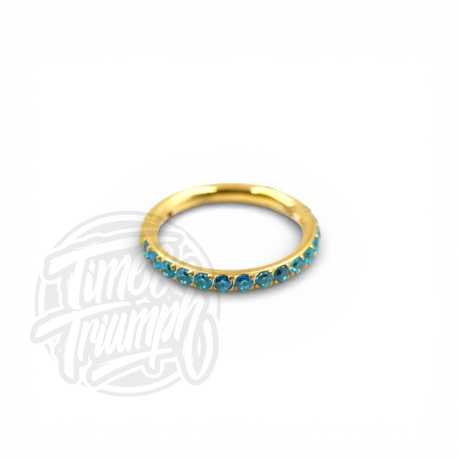 Titanium Aqua Premium Zirconia Clicker - Time & Triumph