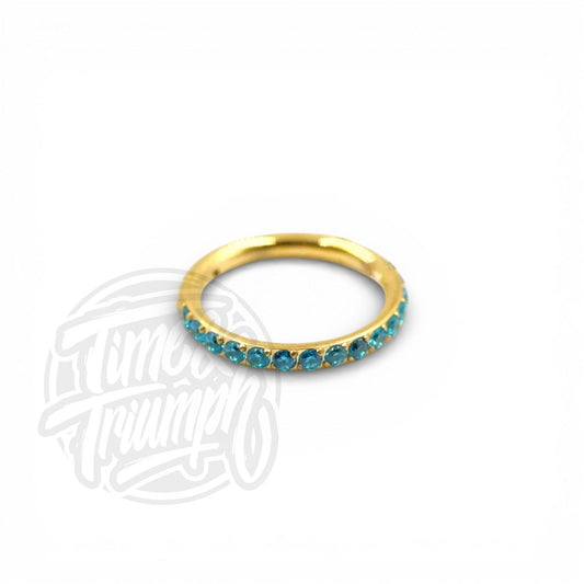 Titanium Aqua Premium Zirconia Clicker - Time & Triumph