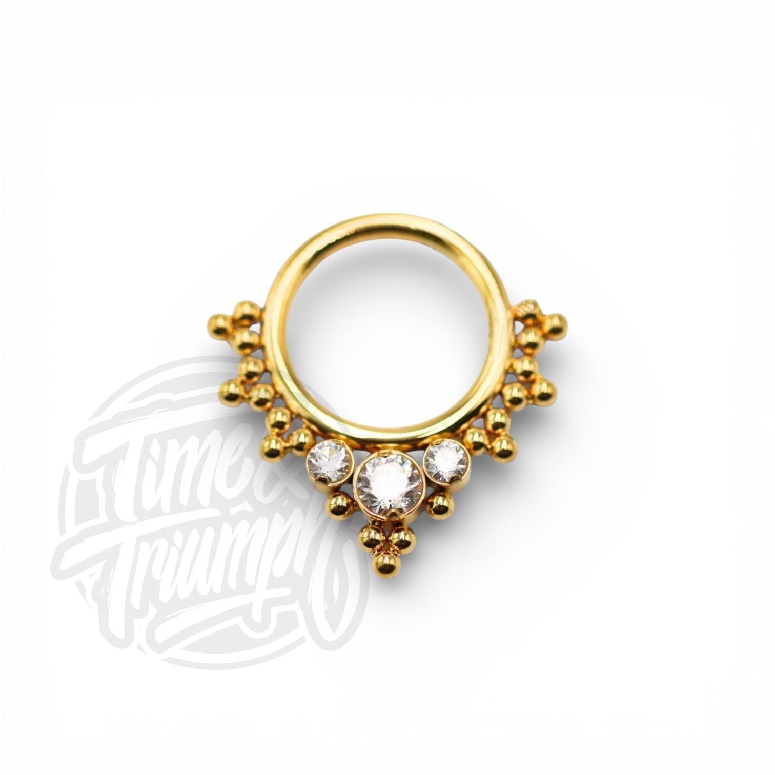 Titanium Gold Beads Clicker - Time & Triumph
