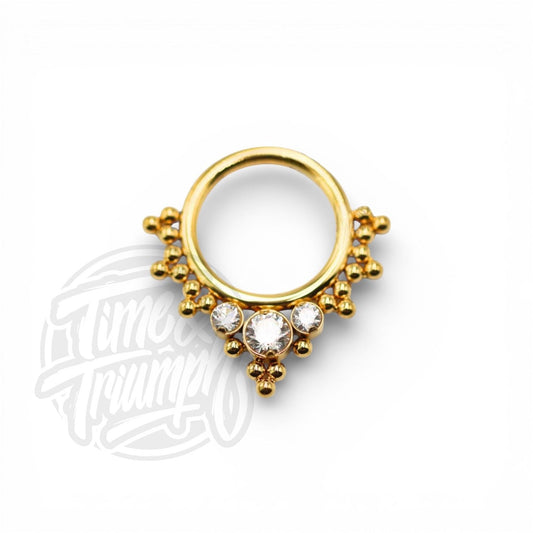 Titanium Gold Beads Clicker - Time & Triumph