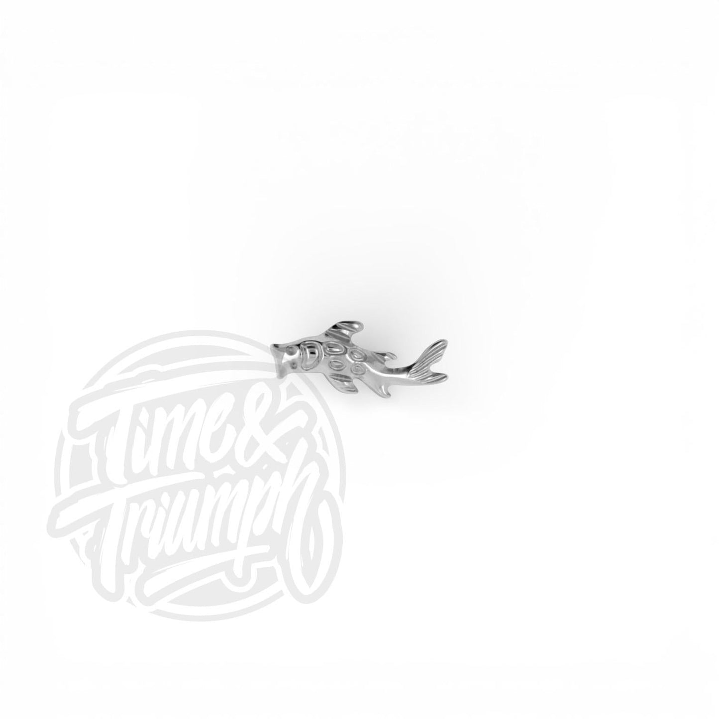 Titanium Koi Fish Threadless Attachment - Time & Triumph