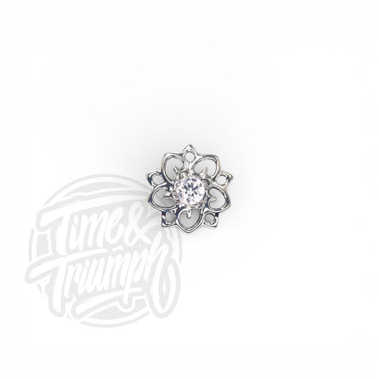 Titanium Lotus Flower Threaded Attachment - Time & Triumph
