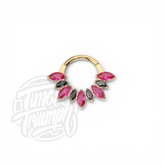 Titanium Premium Zirconia Pink & Black Clicker - Time & Triumph