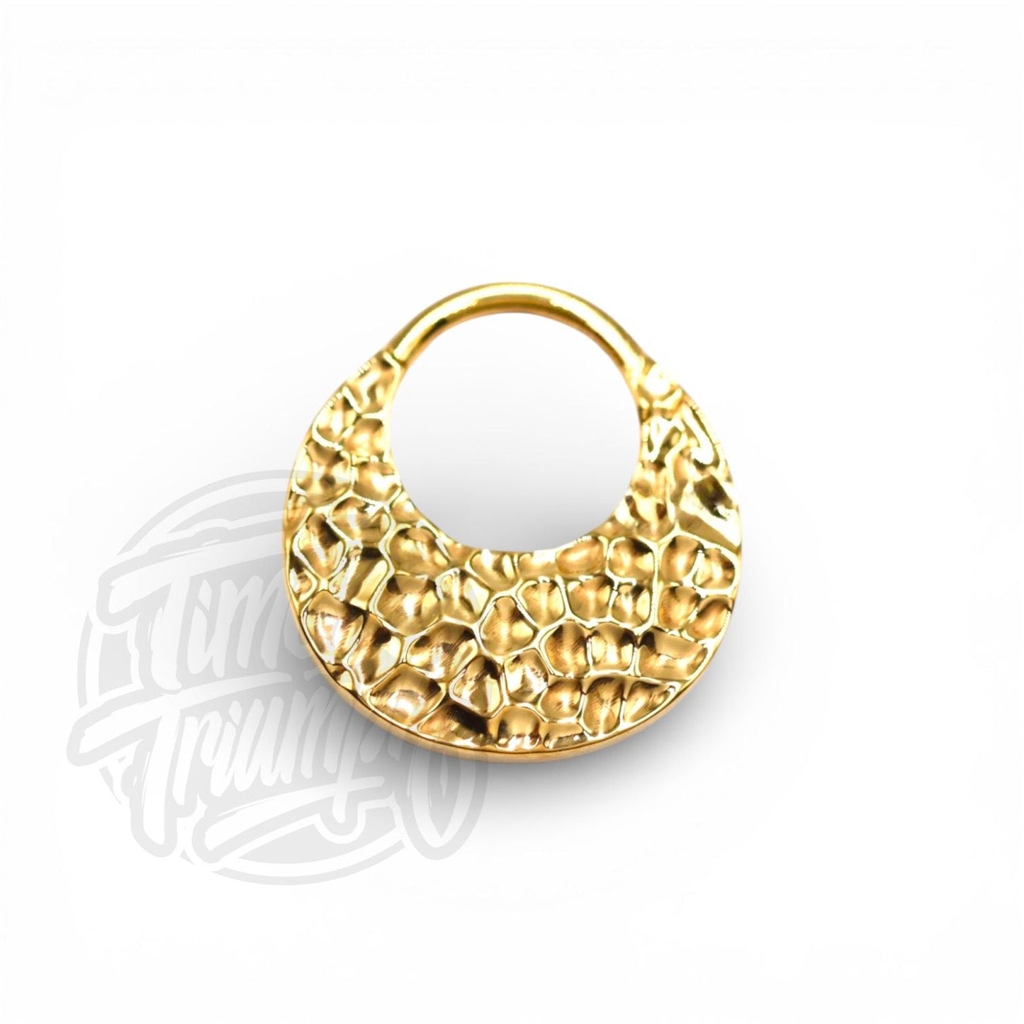 Titanium Textured Bold Clicker - Time & Triumph