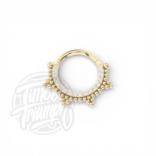 Titanium Zirconia & Beads Clicker - Time & Triumph